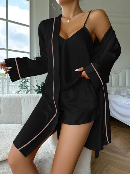 Satin Pyjama Set – Sleep Elegantly, Every Night