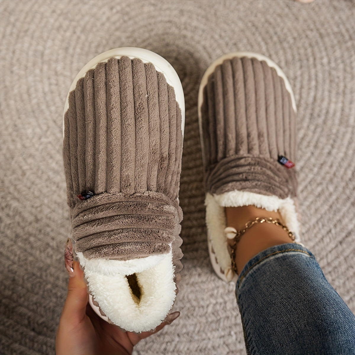 Soft Thermal Winter Slippers